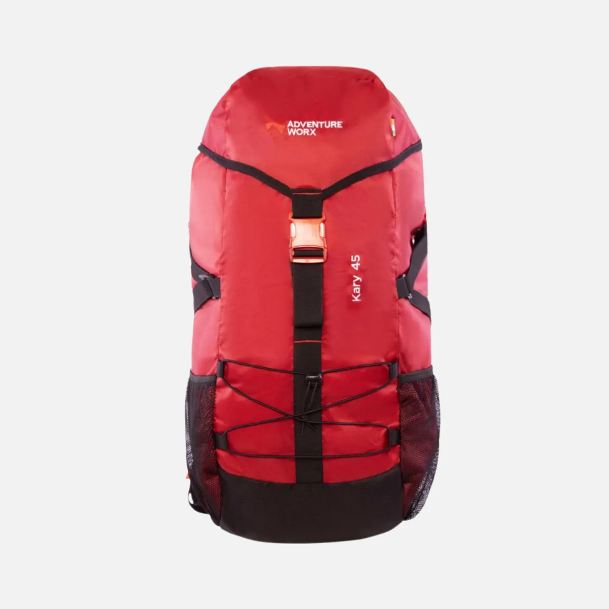 Adventure Worx Kary 45 L Traveling Rucksack  -Red/Blue