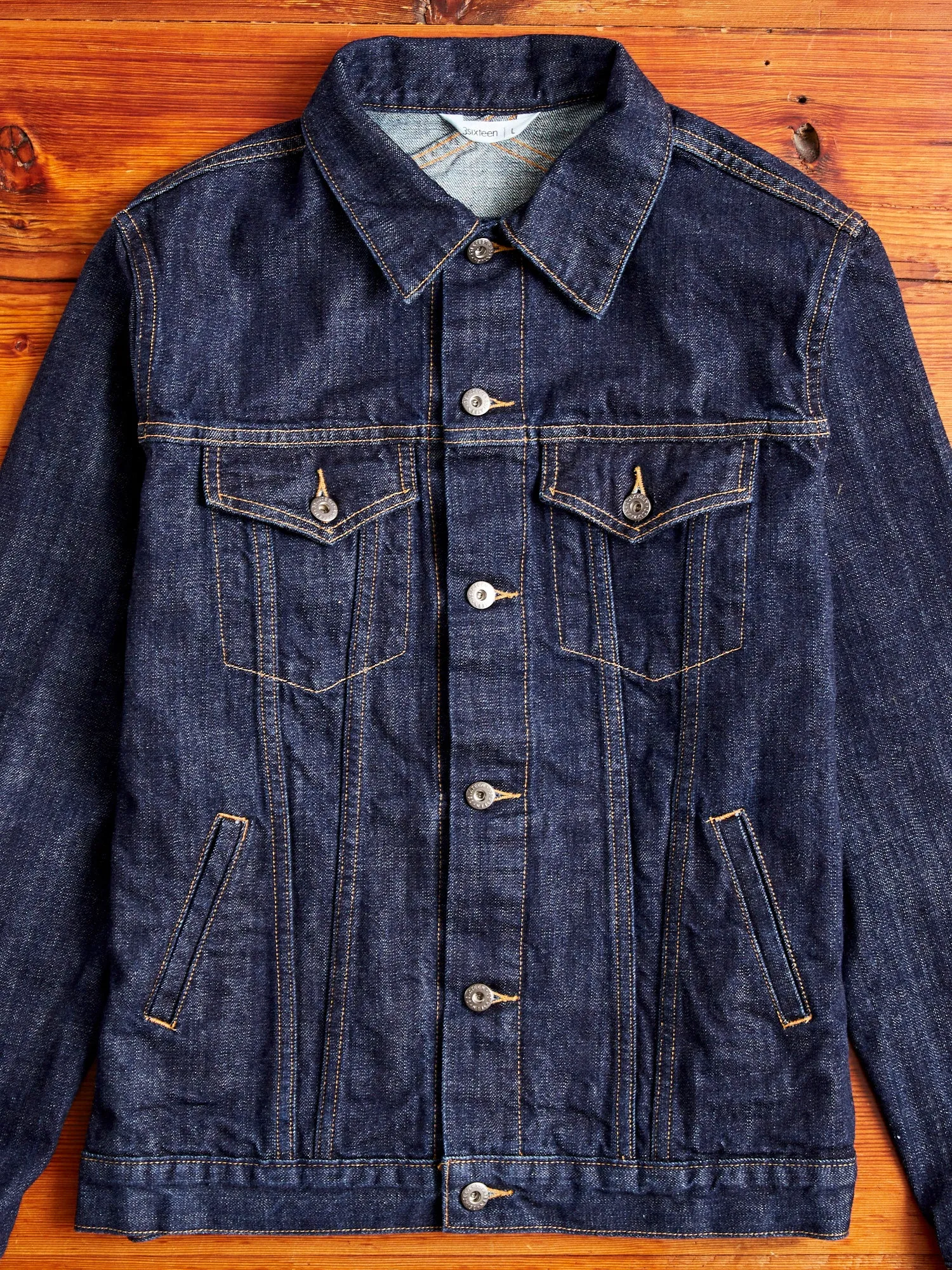 bf1x "Burkina Faso" Selvedge Type-3 Denim Jacket in Indigo