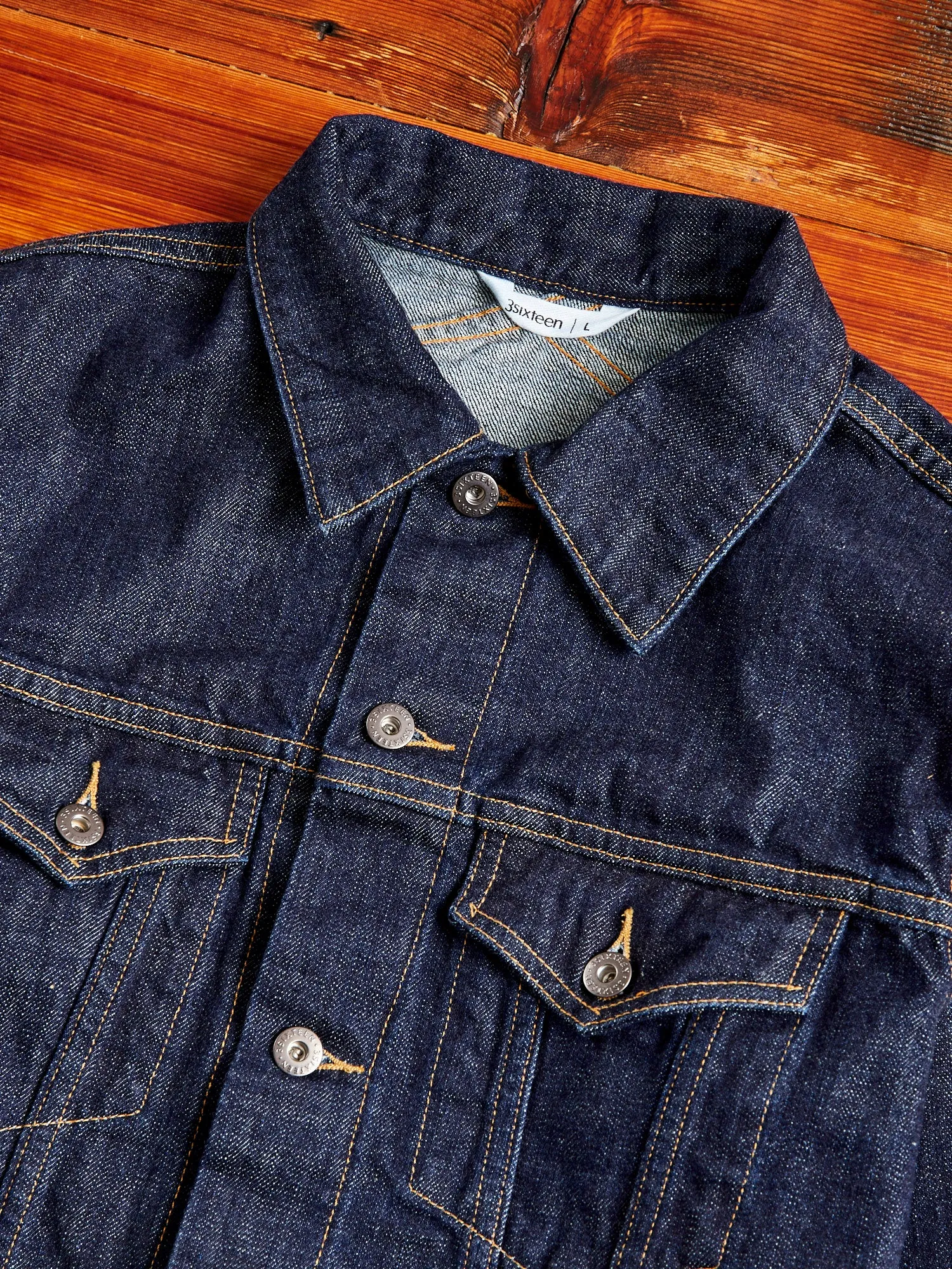 bf1x "Burkina Faso" Selvedge Type-3 Denim Jacket in Indigo