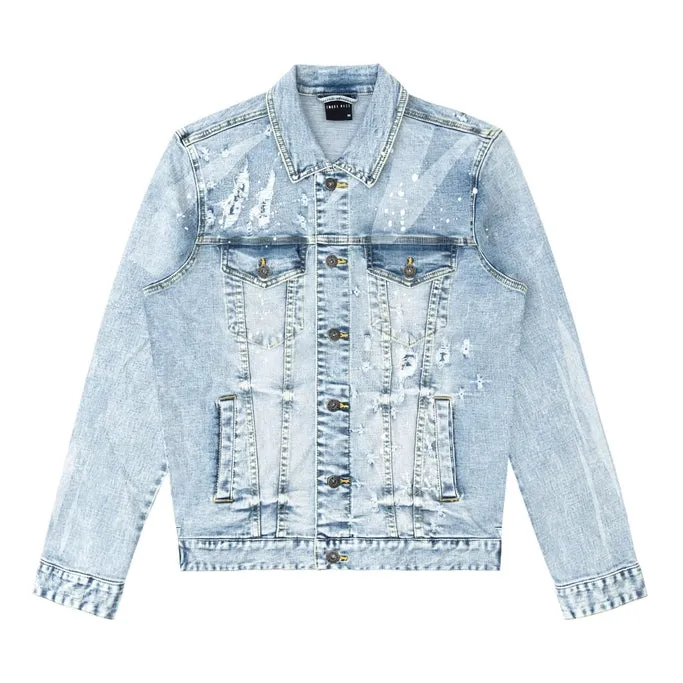 Big and Tall Shotgun Jean Jacket - Cypher Blue