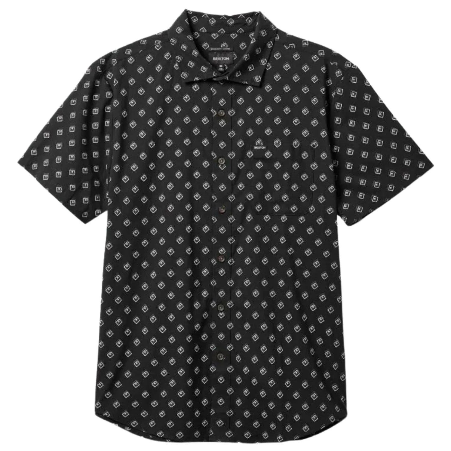 Brixton Charter Print Woven S/S Shirt - Men's