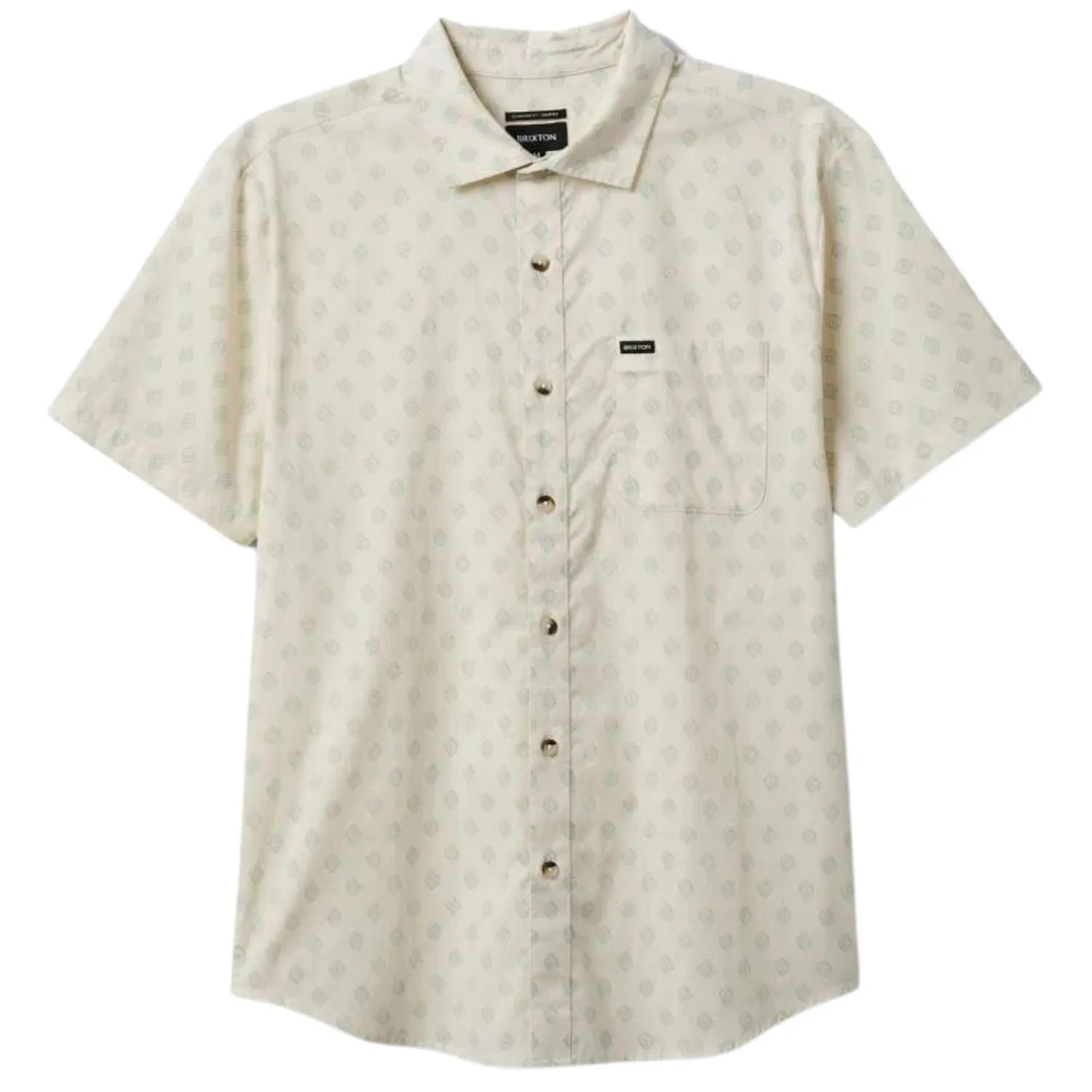 Brixton Charter Print Woven S/S Shirt - Men's