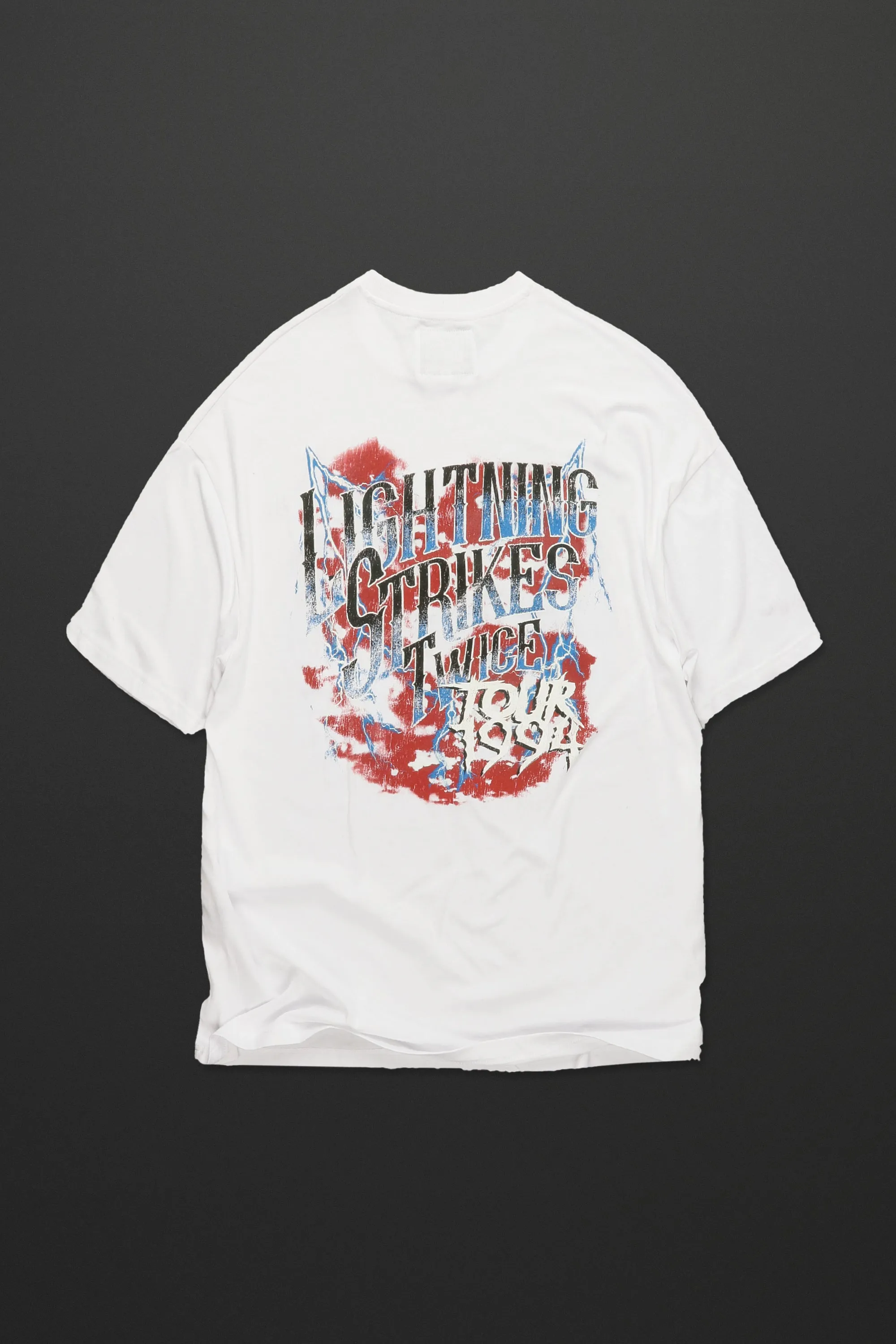 Byker White Printed T-Shirt