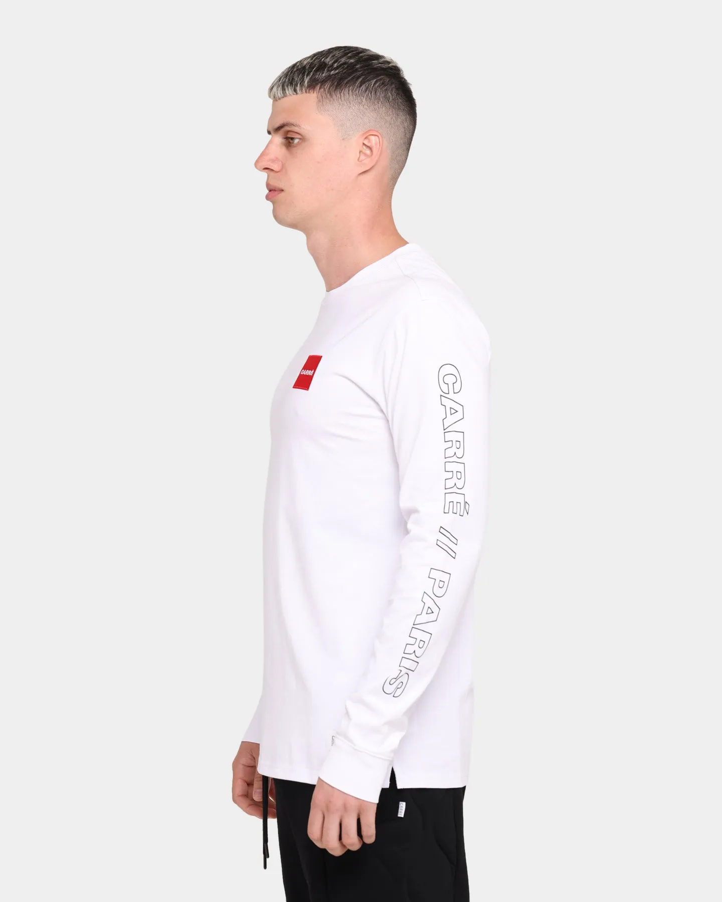 Carré Objectif Box Classique Long Sleeve T-Shirt White