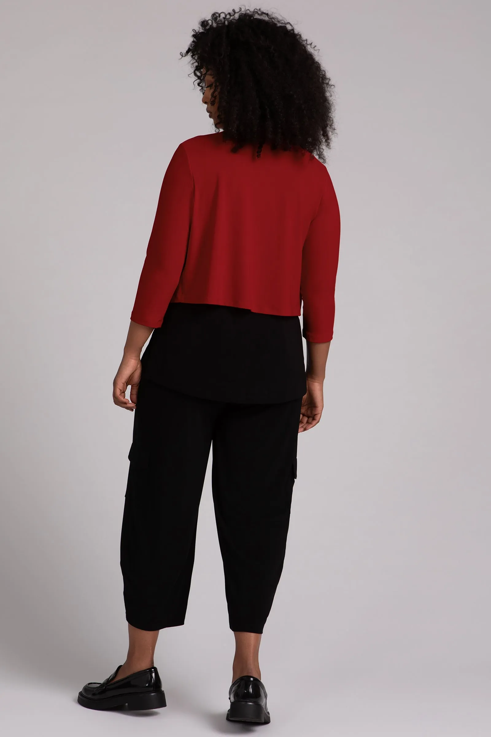 Classic Bolero Cardigan | Red