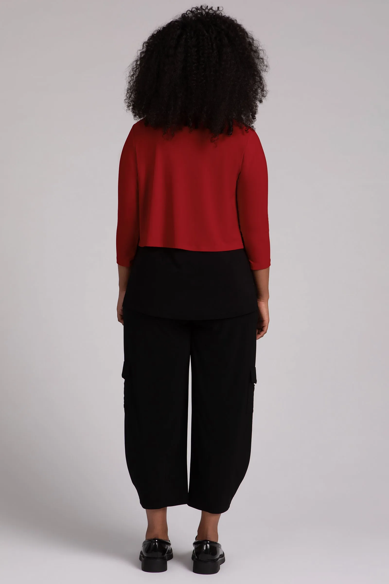 Classic Bolero Cardigan | Red