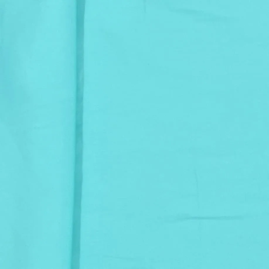 Classic Light Sky Blue Solid Cotton Satin