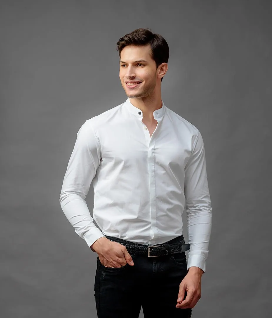 Cotton Poplin Shirt - Cosmo