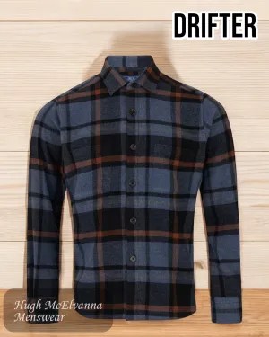 Drifter Blue Check Overshirt - 14691/27