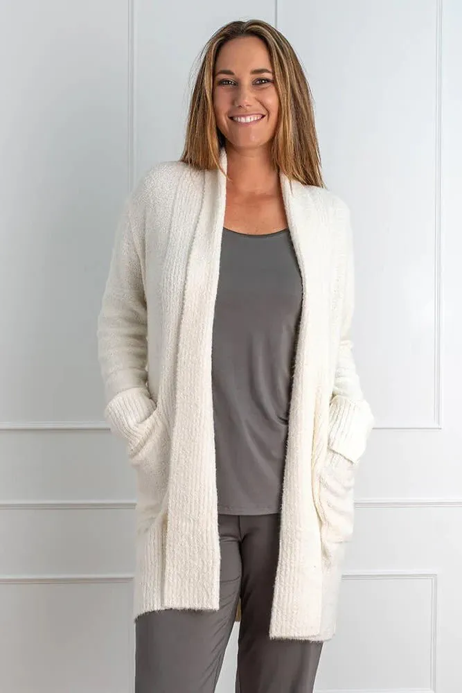 Faceplant Bamboo Plush Midi Cardigan