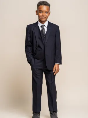 House Of Cavani Boys Seeba Suit in Navy