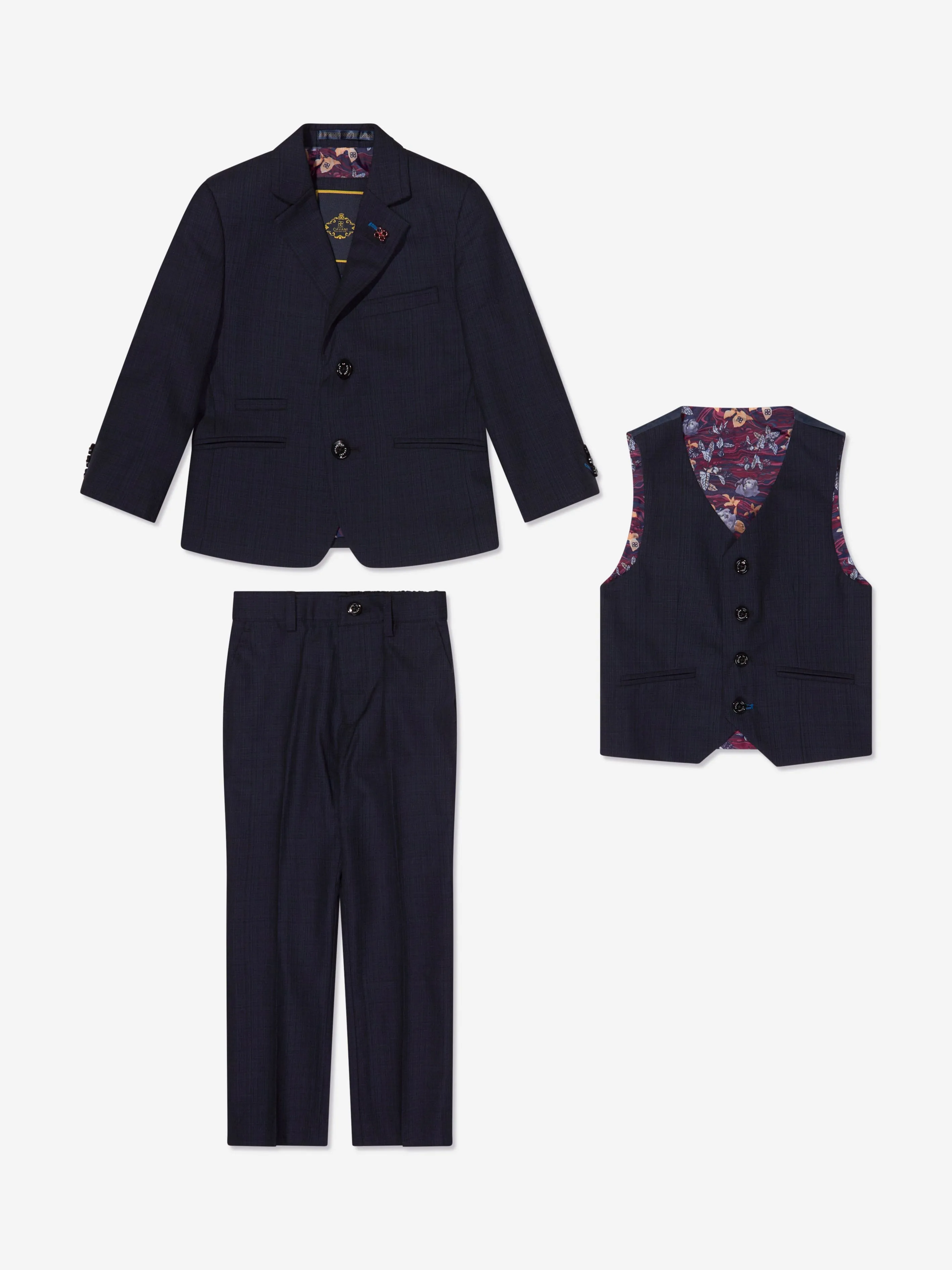 House Of Cavani Boys Seeba Suit in Navy