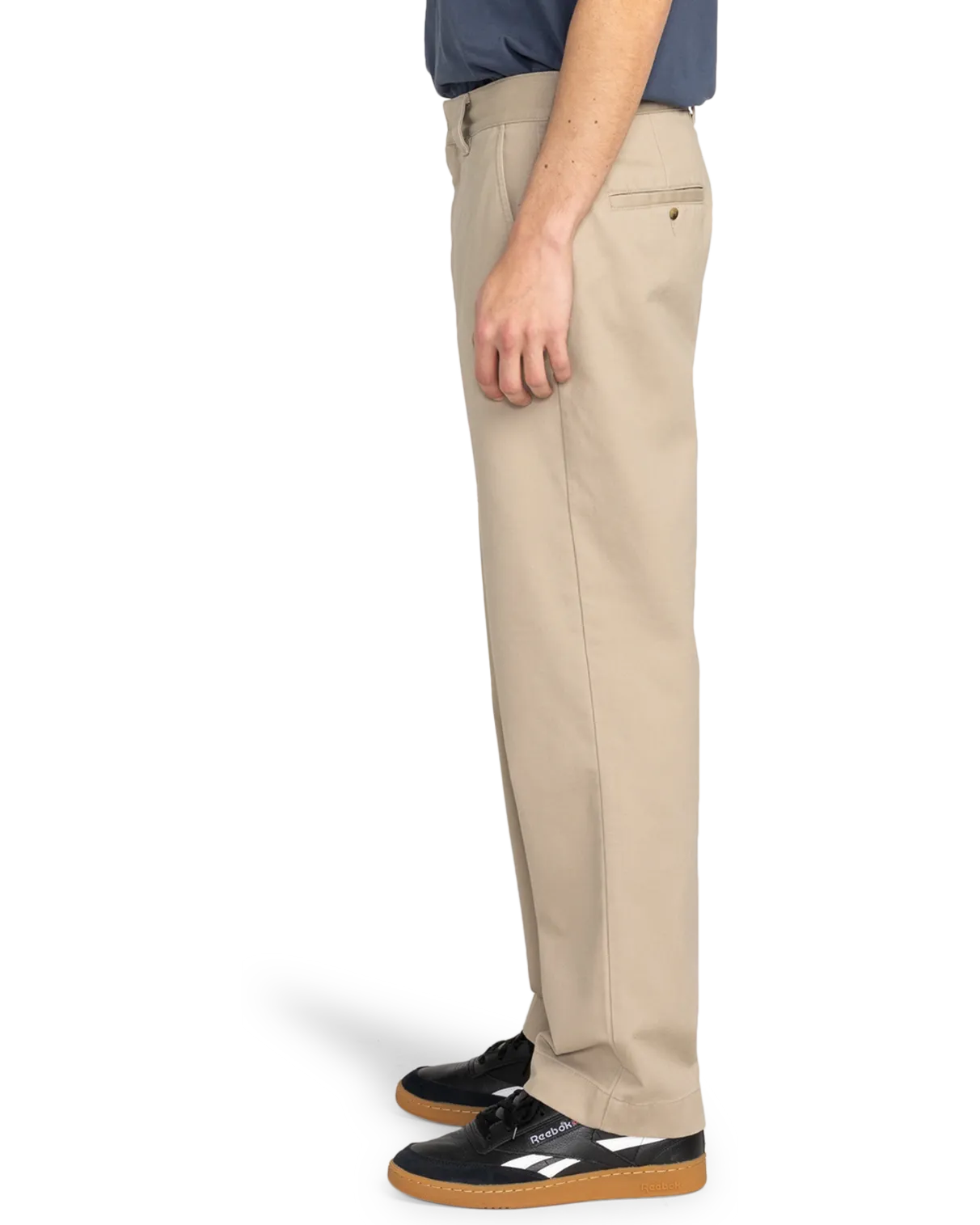 Howland Work Chino Trousers in Aluminium