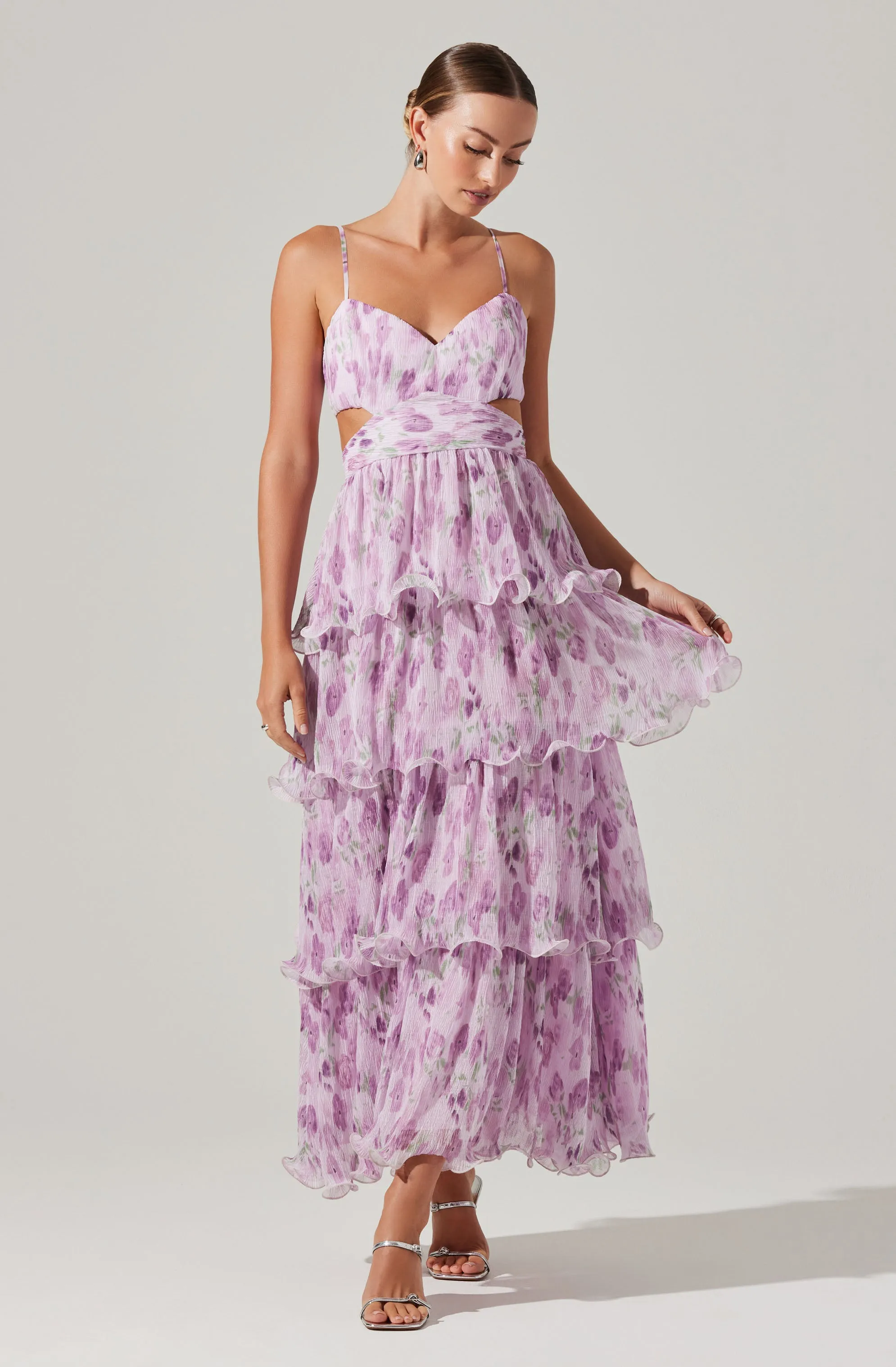 Jaiden Floral Tiered Maxi Dress