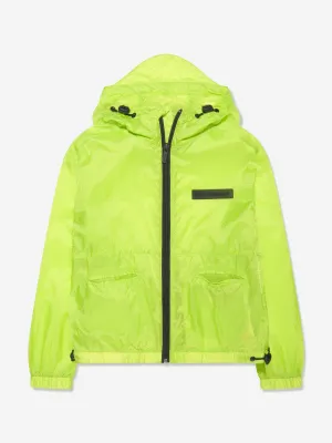 Karl Lagerfeld Boys Hooded Windbreaker in Green