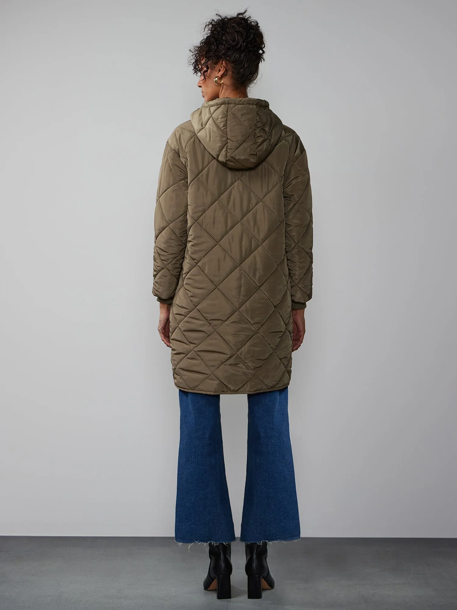 Long Sleeve Quilted Puffer Jacket