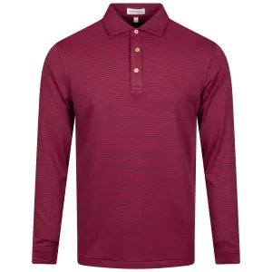 Lyons Performance Jersey LS Polo Pomegranate - AW24