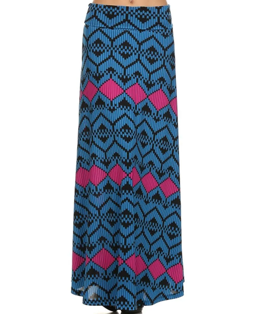 Maxi Skirt Bee Blue Pink