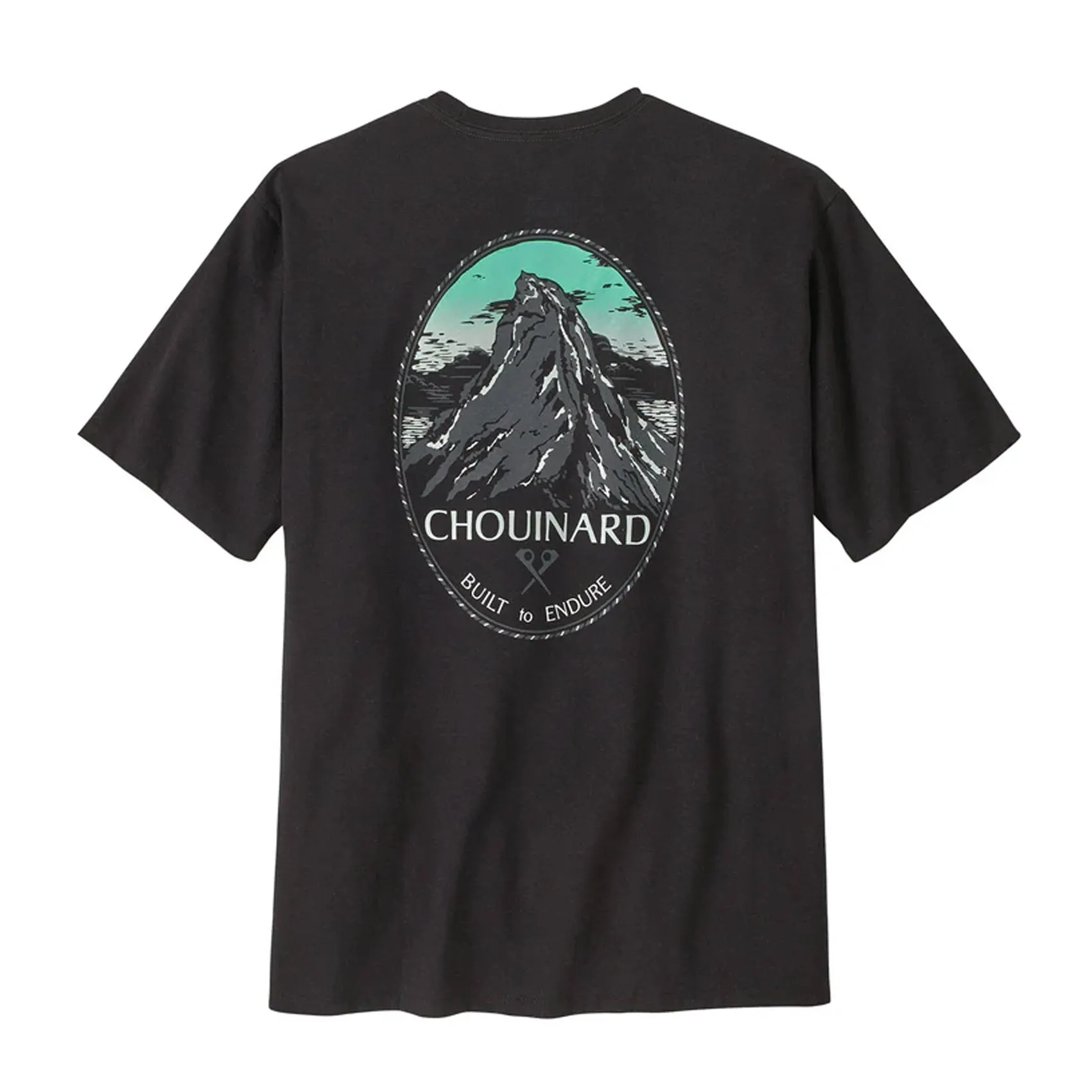 Mens Patagonia Chouinard Crest Pocket Responsibili-Tee