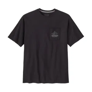 Mens Patagonia Chouinard Crest Pocket Responsibili-Tee