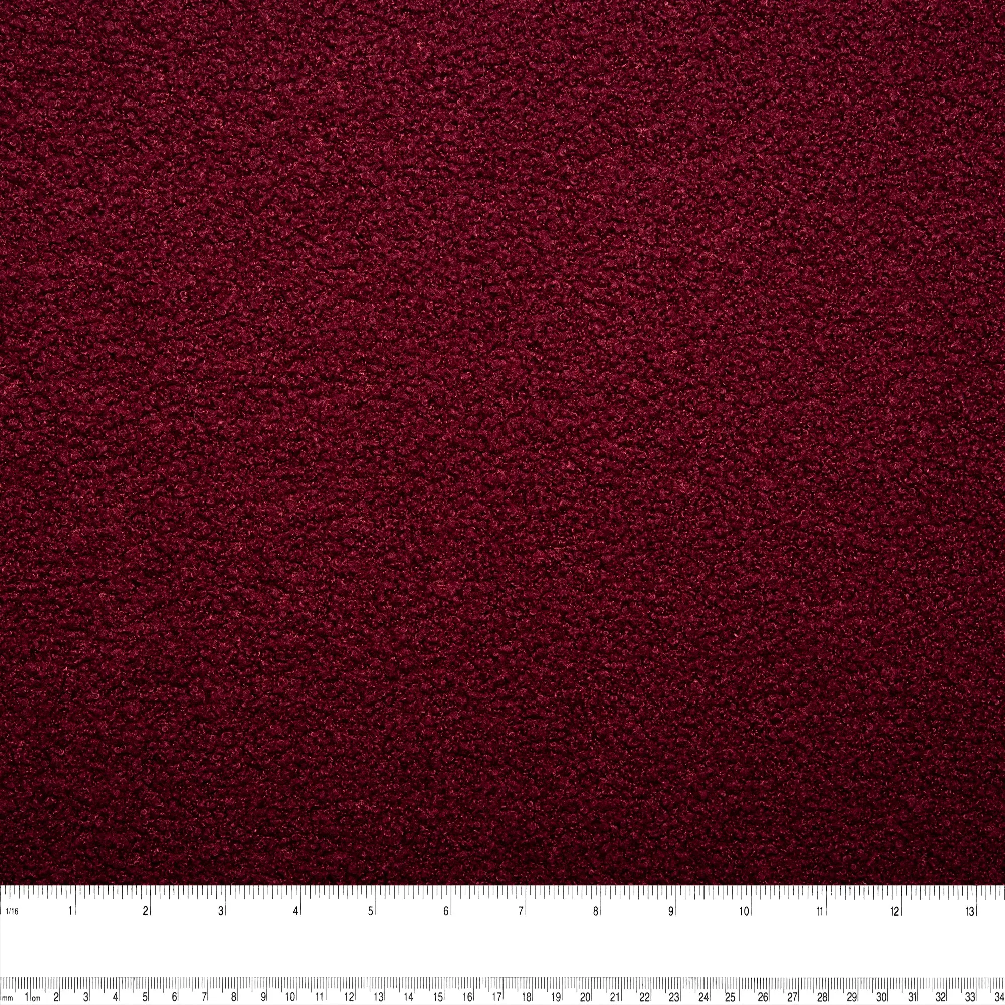 Mini boucle knit - COZY - Burgundy