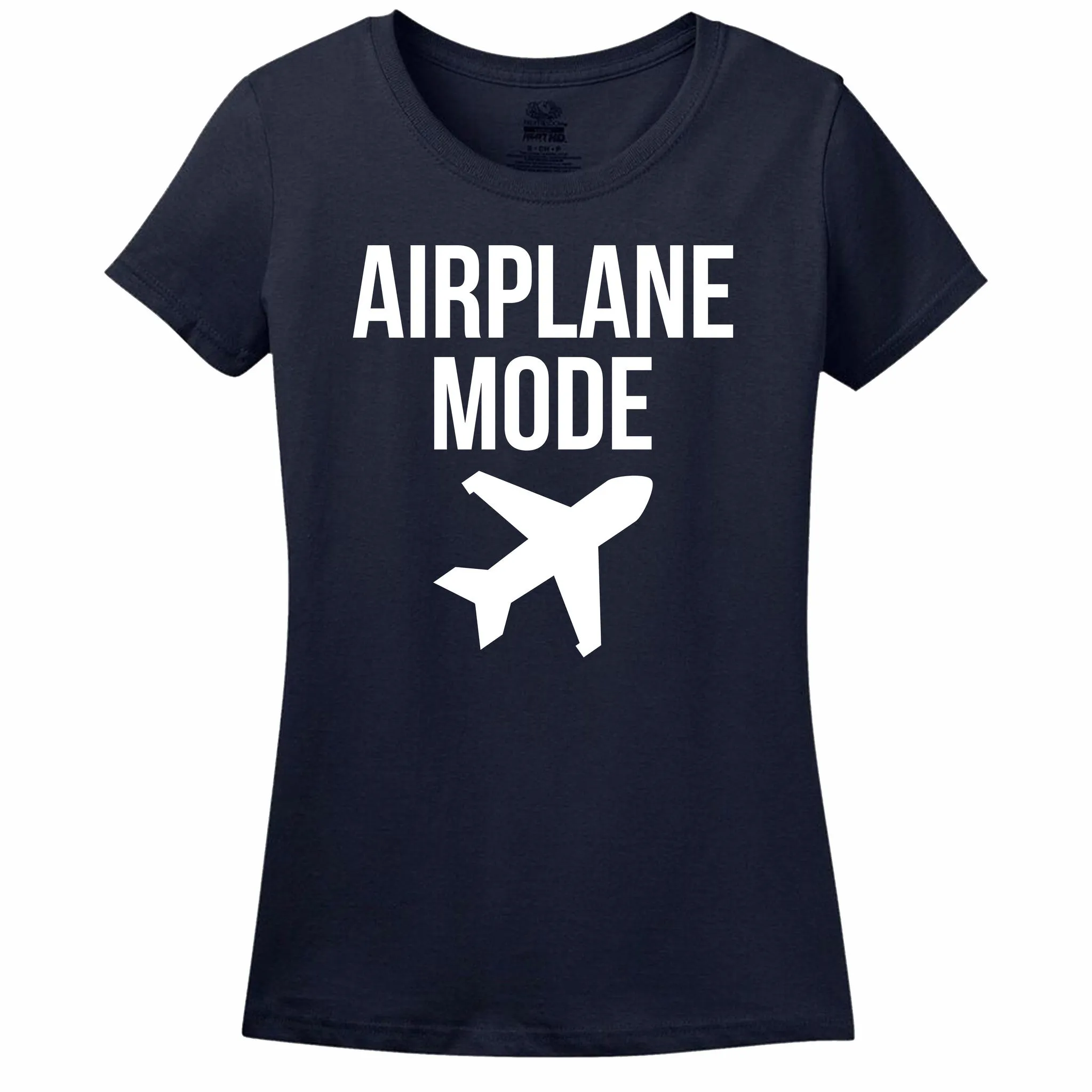 Minty Tees Airplane Mode Women's Tee Shirt