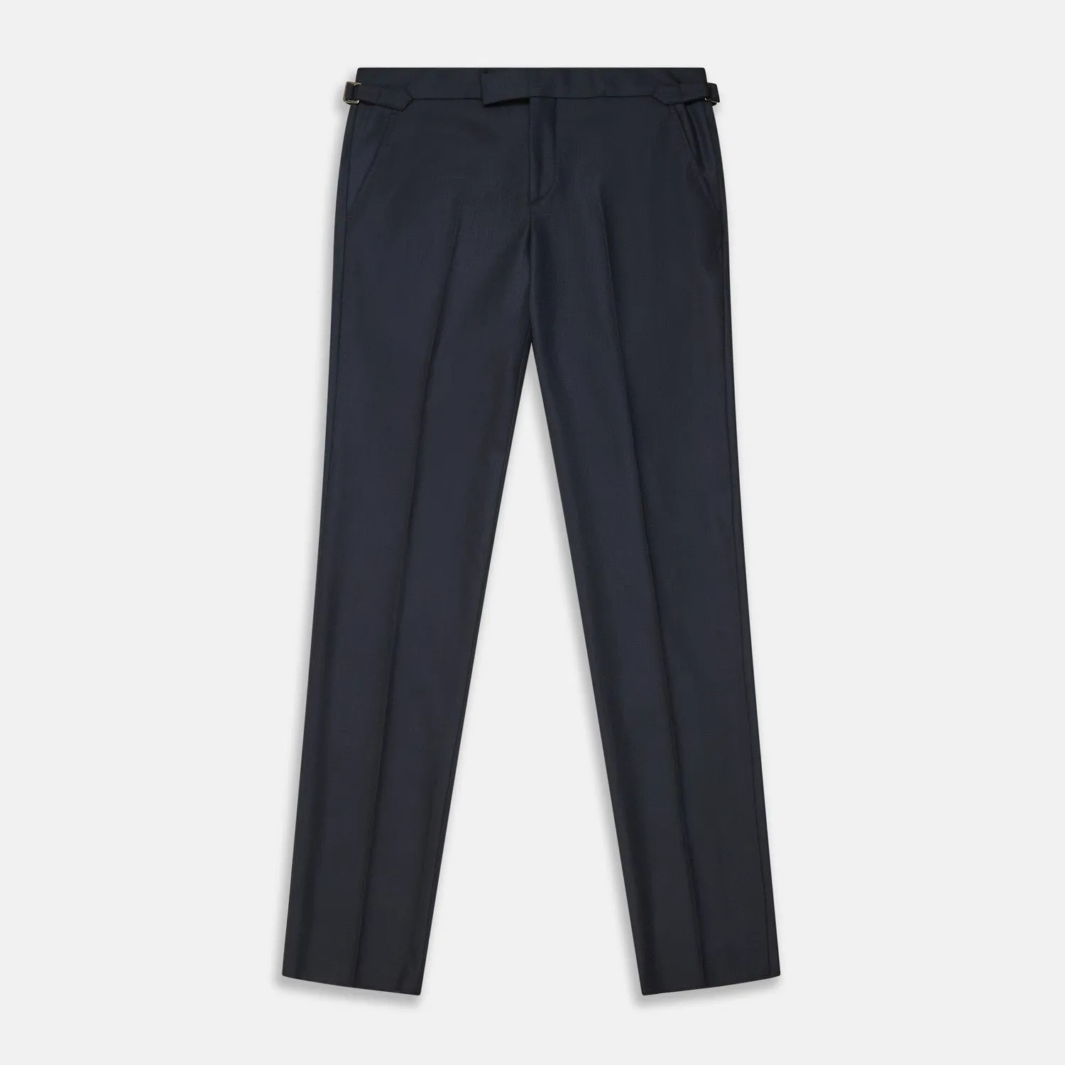 Navy Escorial Wool Jonathan Trousers