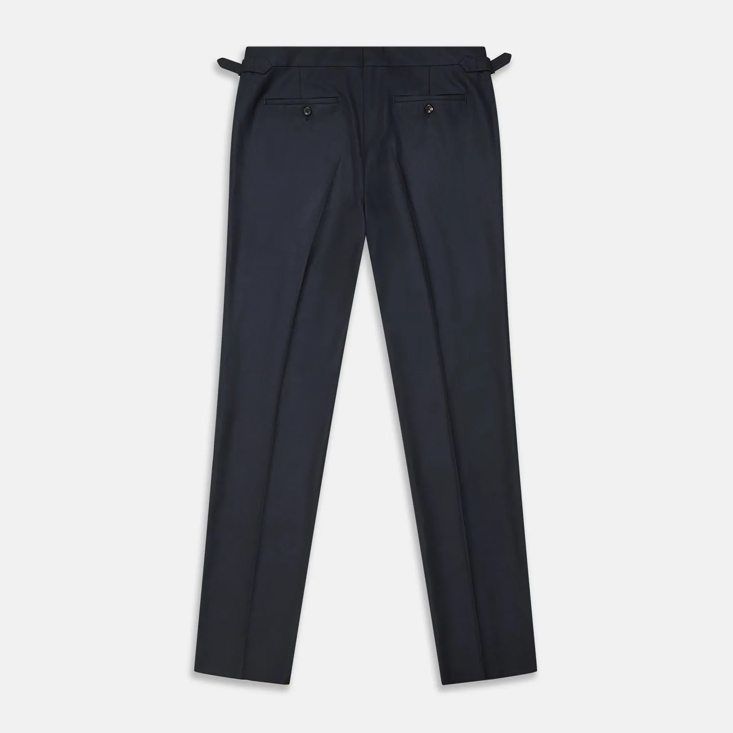 Navy Escorial Wool Jonathan Trousers