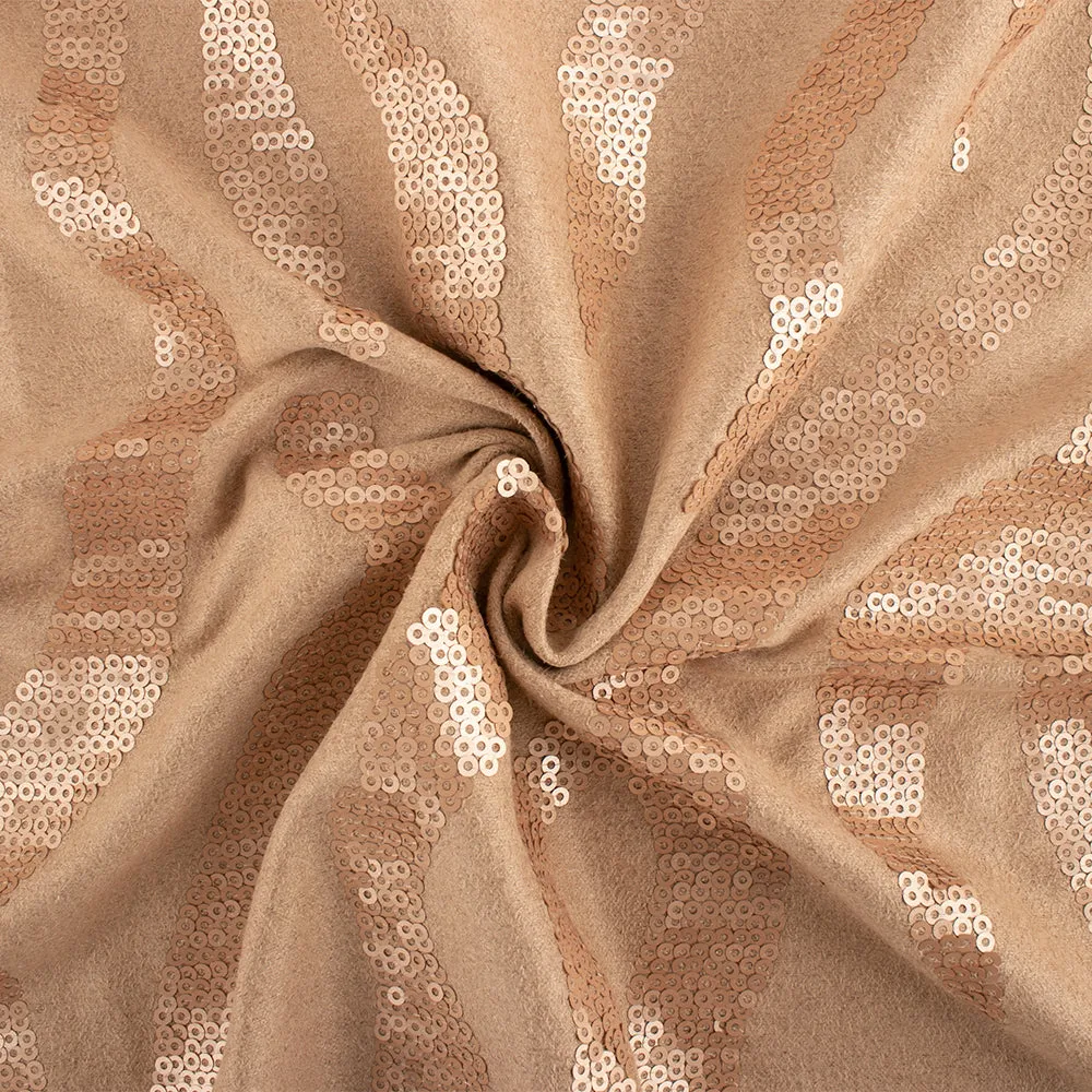 Novelty Fancy Suede - Sparkling - Beige