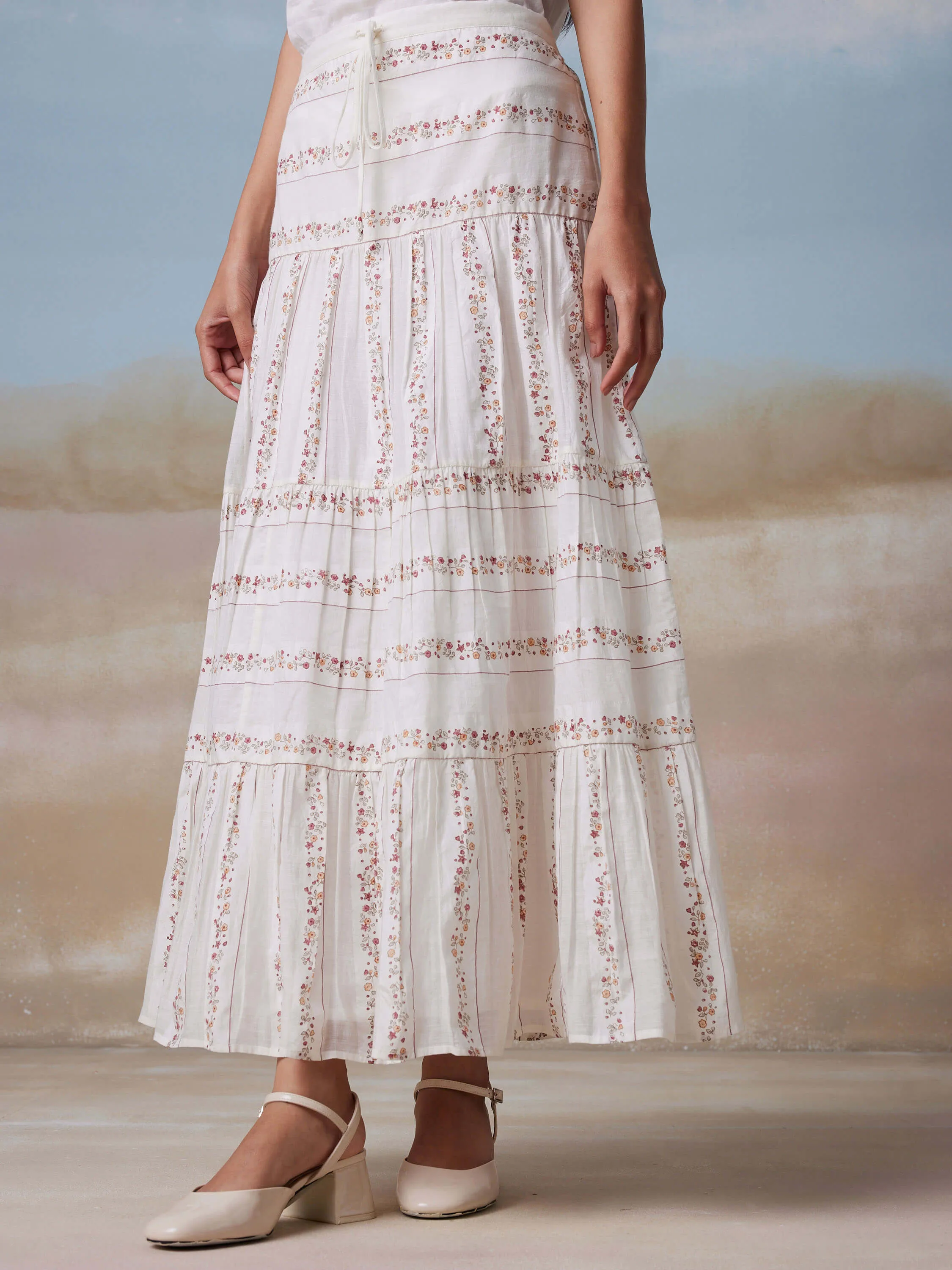 Pastoral Midi Skirt