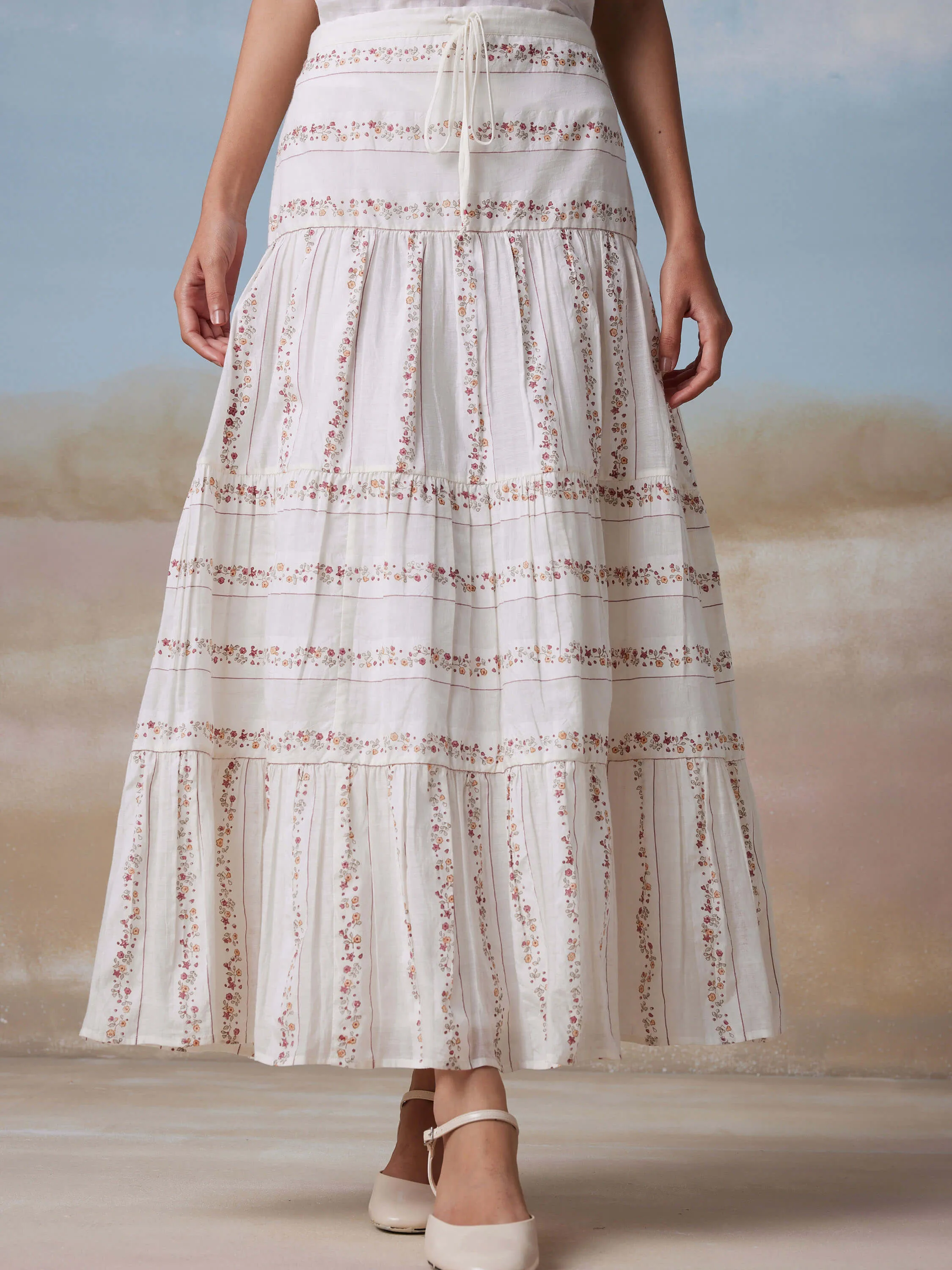 Pastoral Midi Skirt