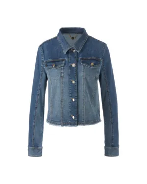 Patchwork Design Denim Jacket