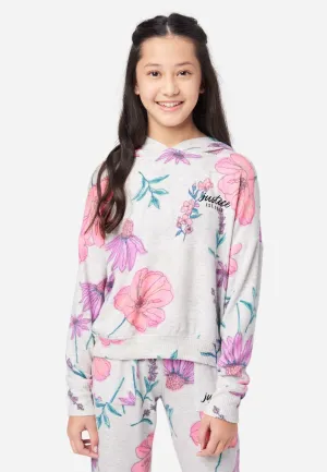 Patterned Hacci Hoodie