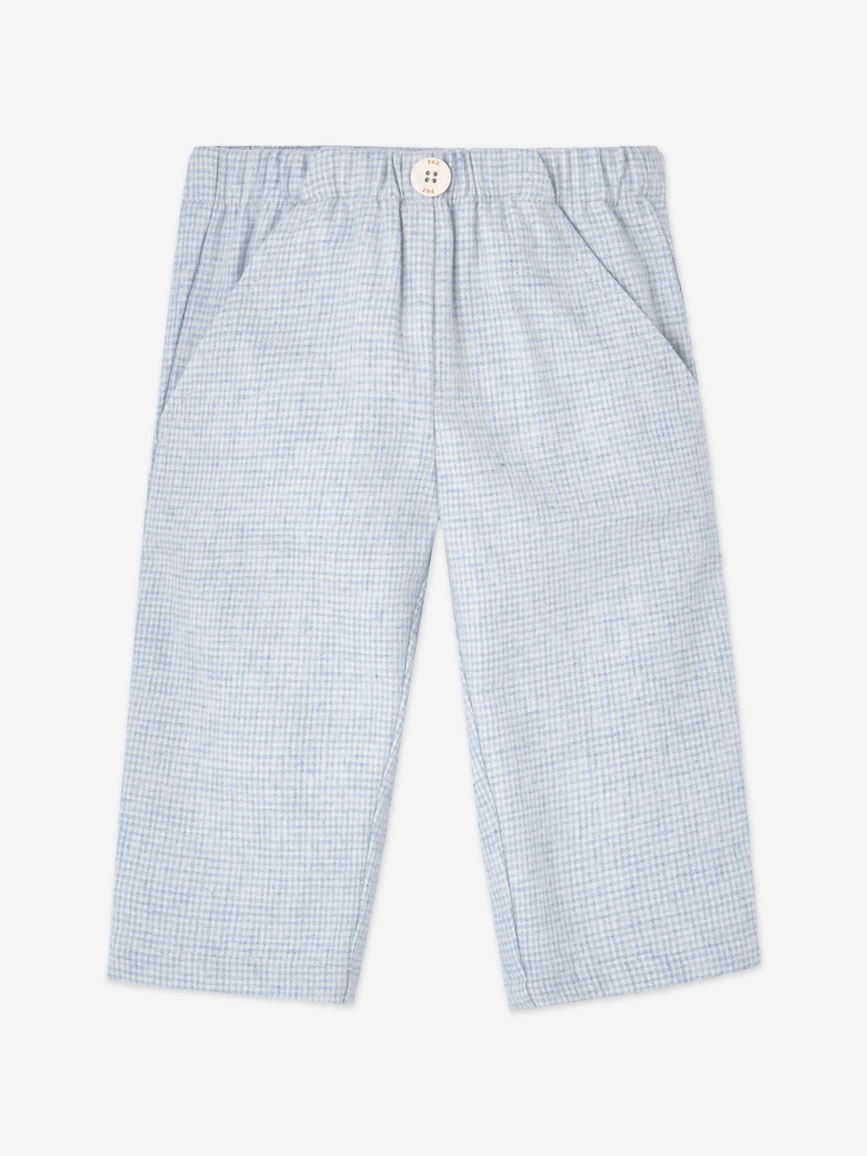 Paz Rodriguez Baby Boys Trouser Set in Blue