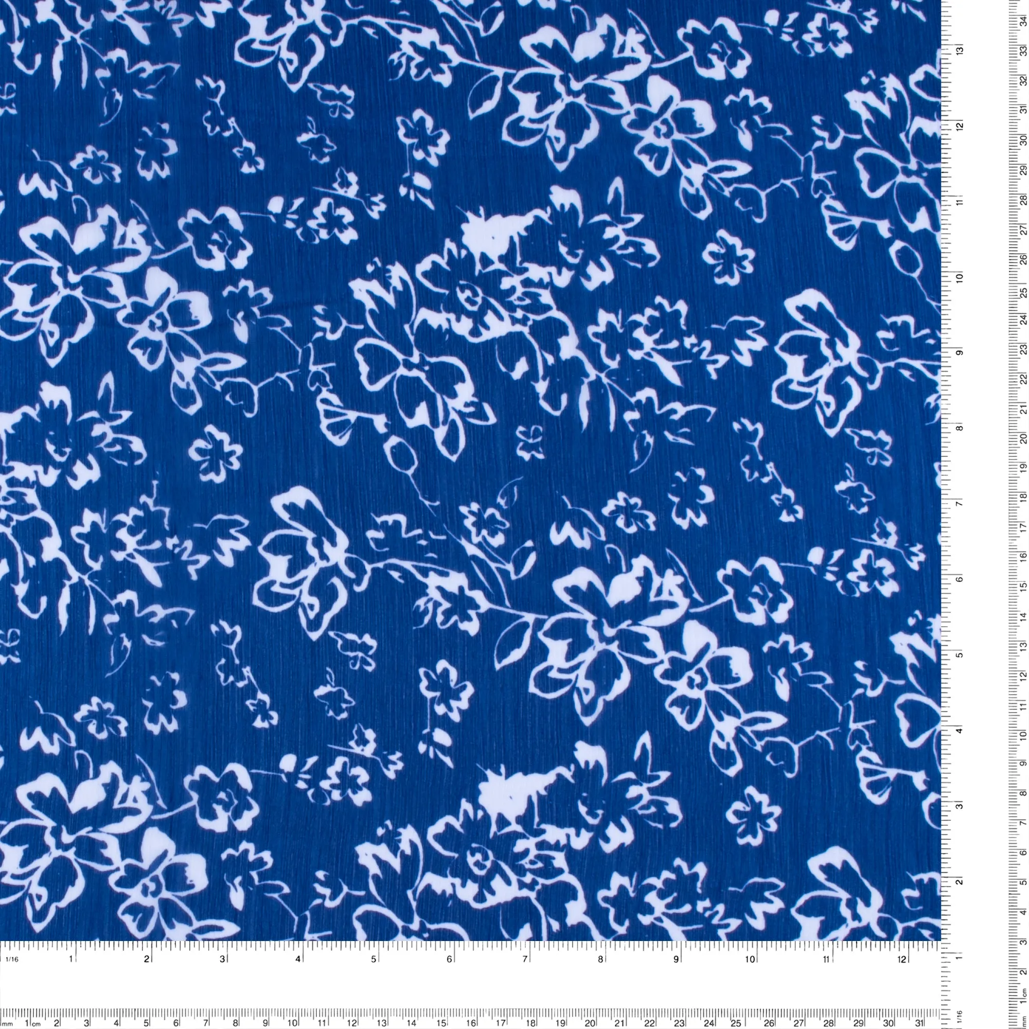 Printed Chiffon Yoryu - NAOMI - 023 - Indigo