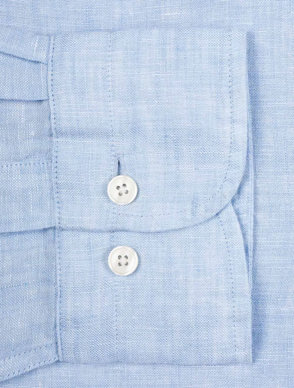 Regular Linen Shirt Capri Blue