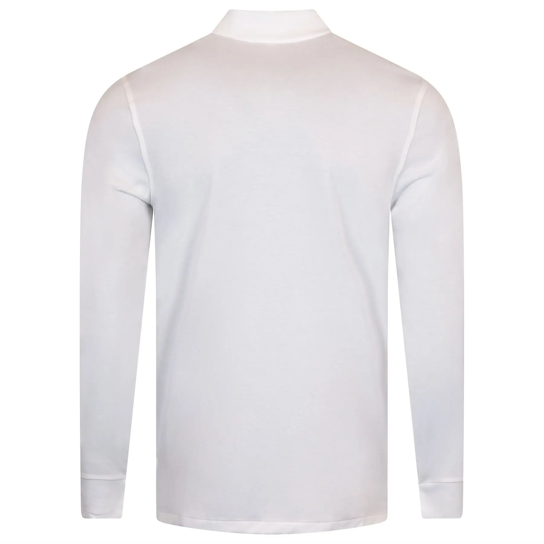 RLX Lounge Jersey LS Polo White - 2025