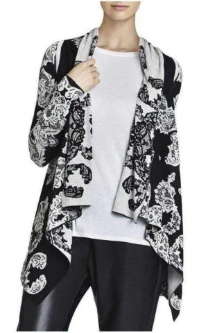 Ruba Lace Jacquard Cardi-Wrap