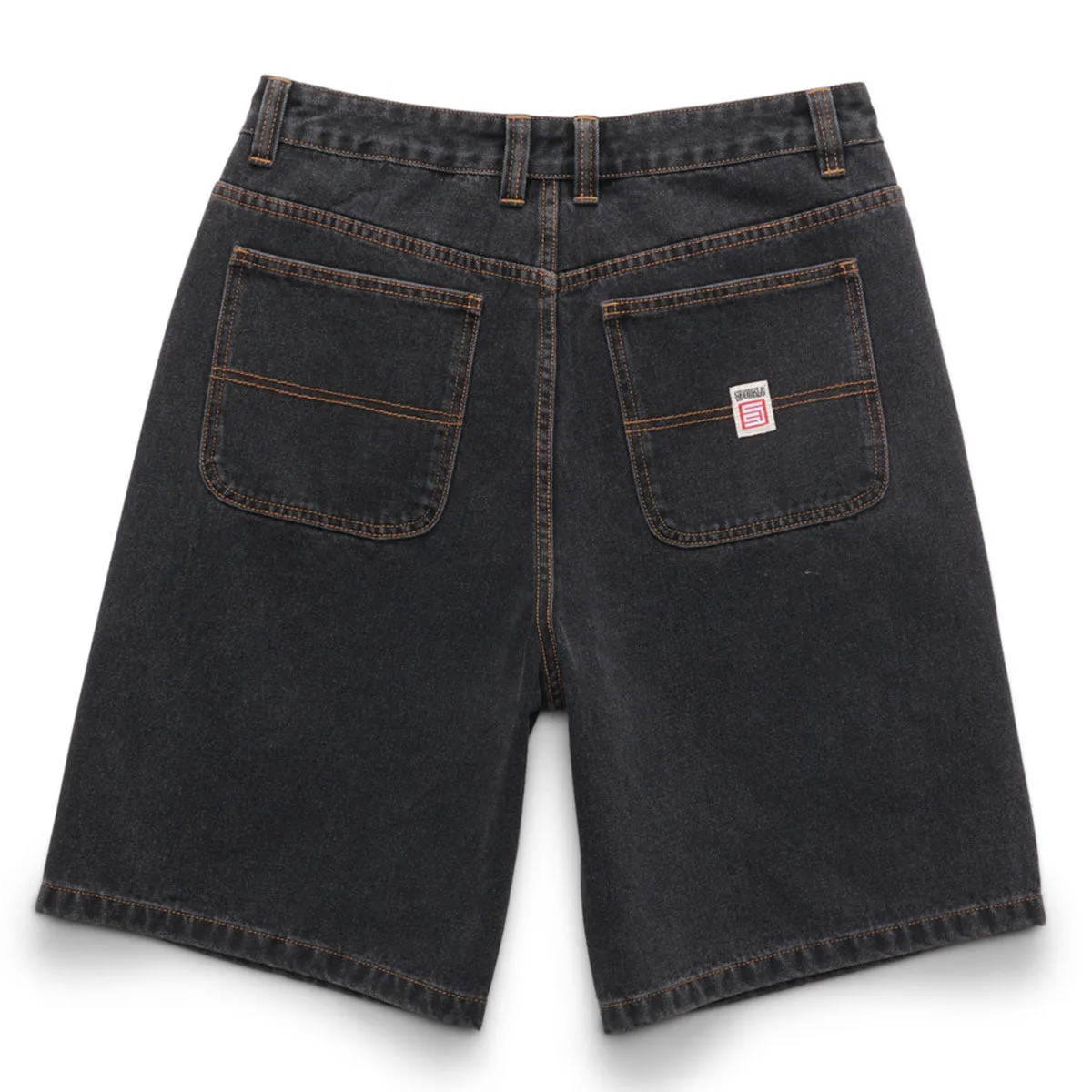 S/Double - Denim Standard Shorts Washed Black