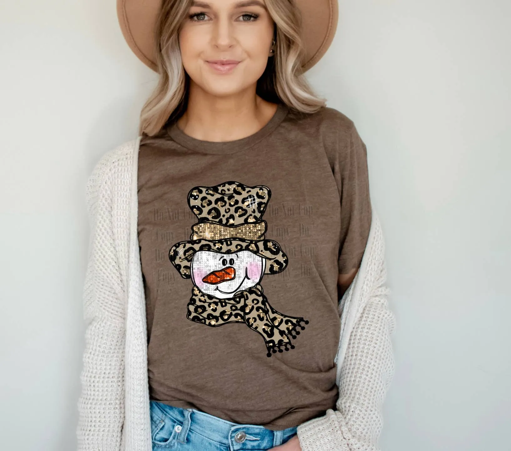 Snowman Sparkle Graphic Tee