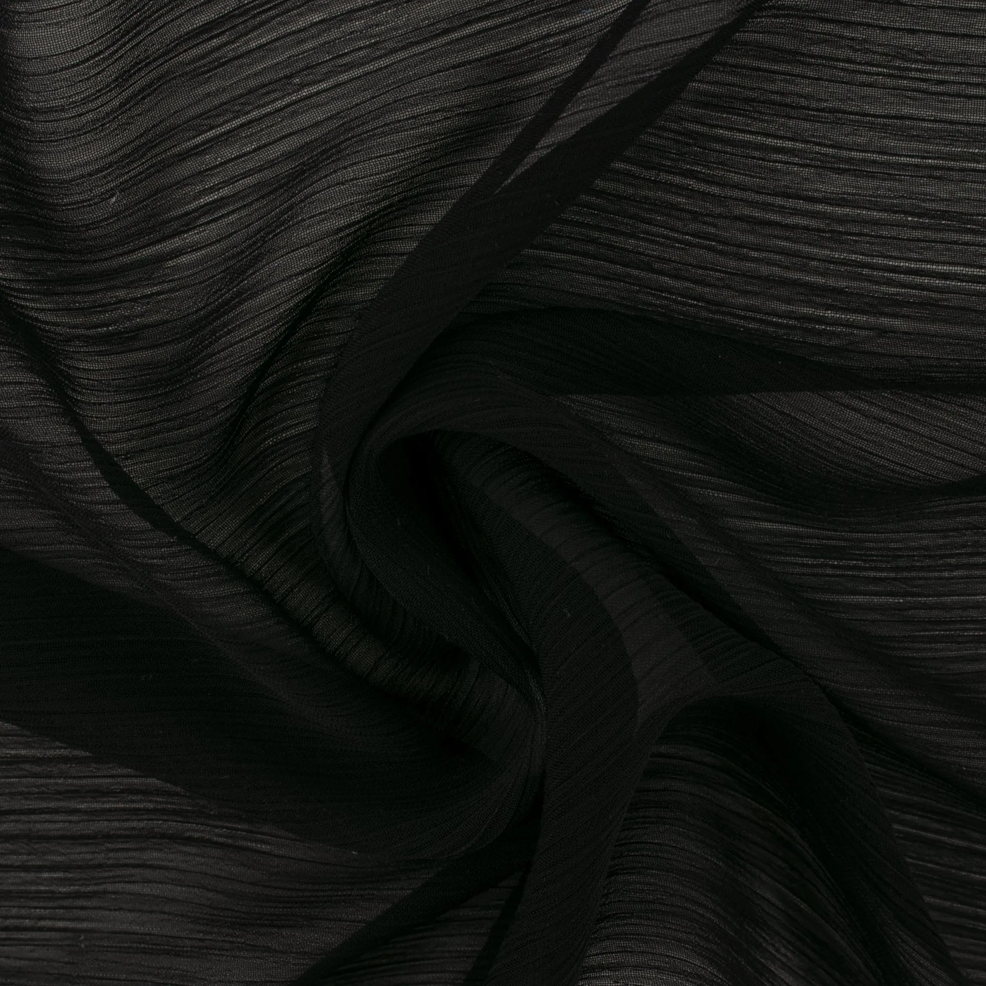 Solid Chiffon - YORYU - Black