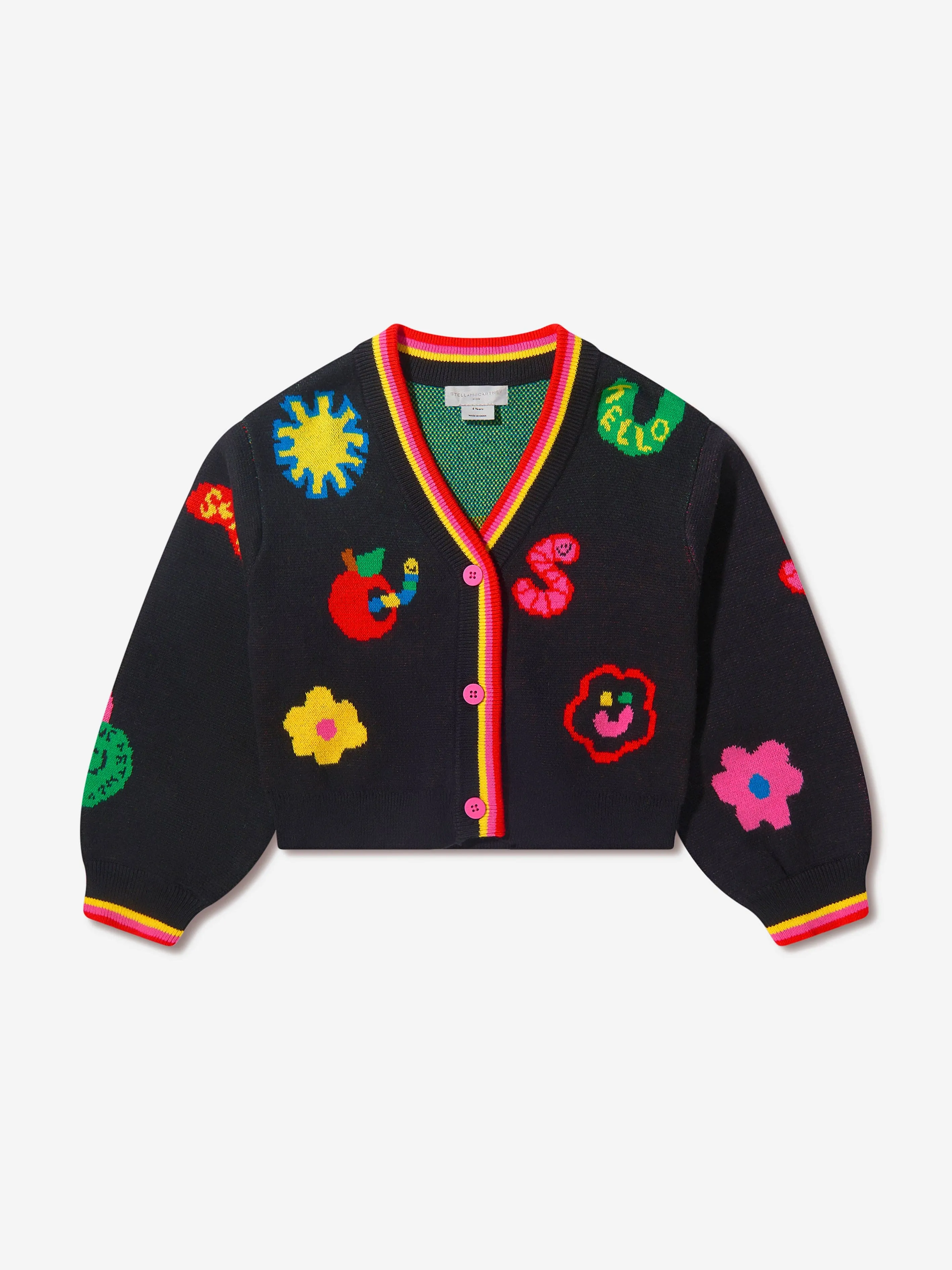 Stella McCartney Girls Wool Patch Cardigan