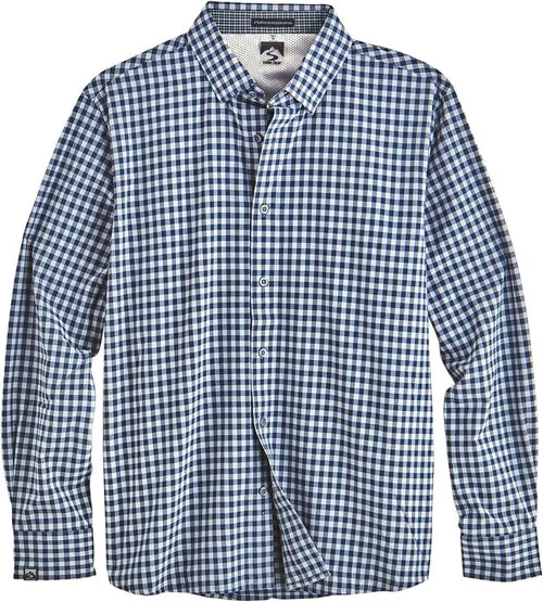 Storm Creek Influencer Gingham 4-Way Stretch Eco-Woven Shirt