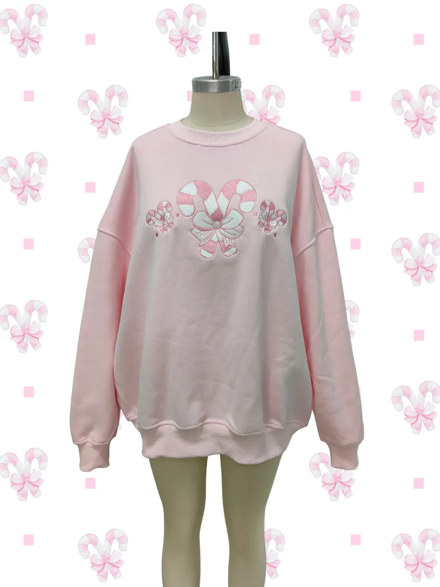 Sunkissed Coconut Candy Cane Wonderland Sweatshirt