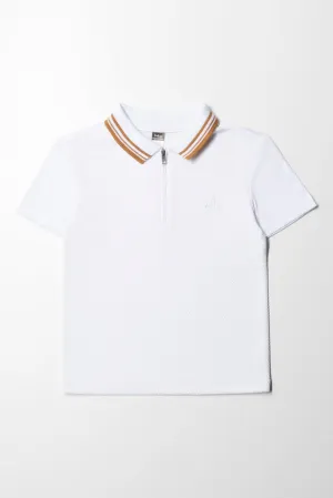 Textured Golfer White