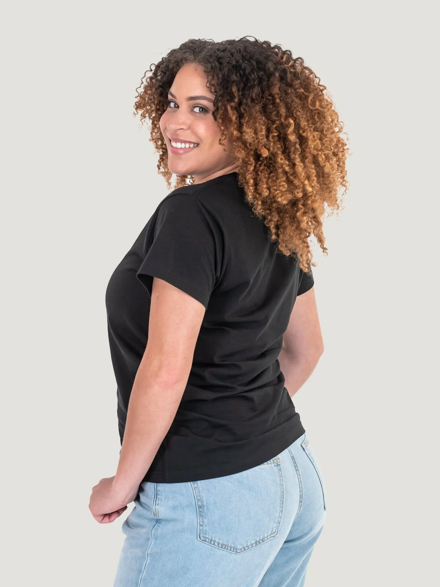 Women's Black Crew Neck (1st Gen.)