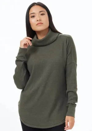 Women's TreeWaffle Turtleneck Long Sleeve