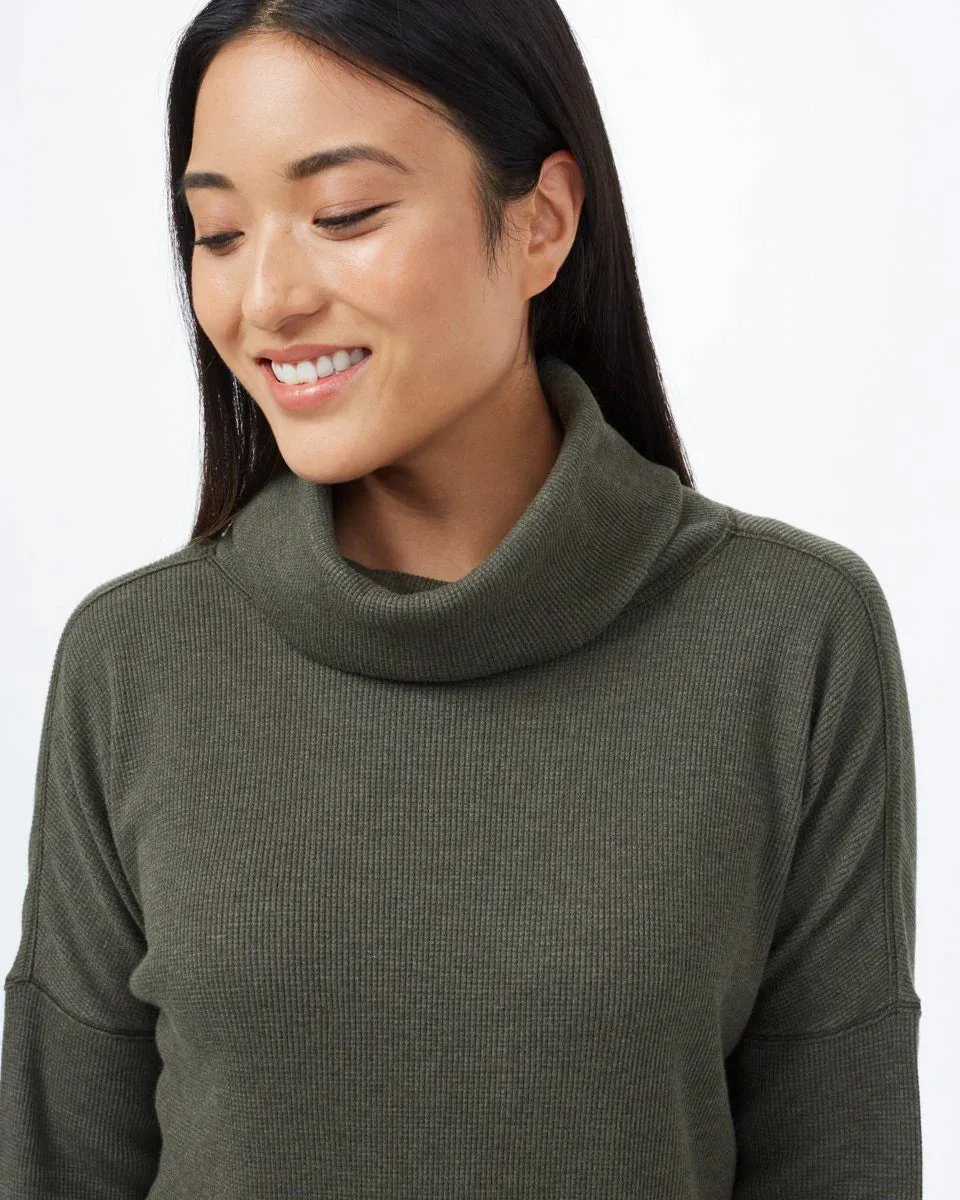 Women's TreeWaffle Turtleneck Long Sleeve