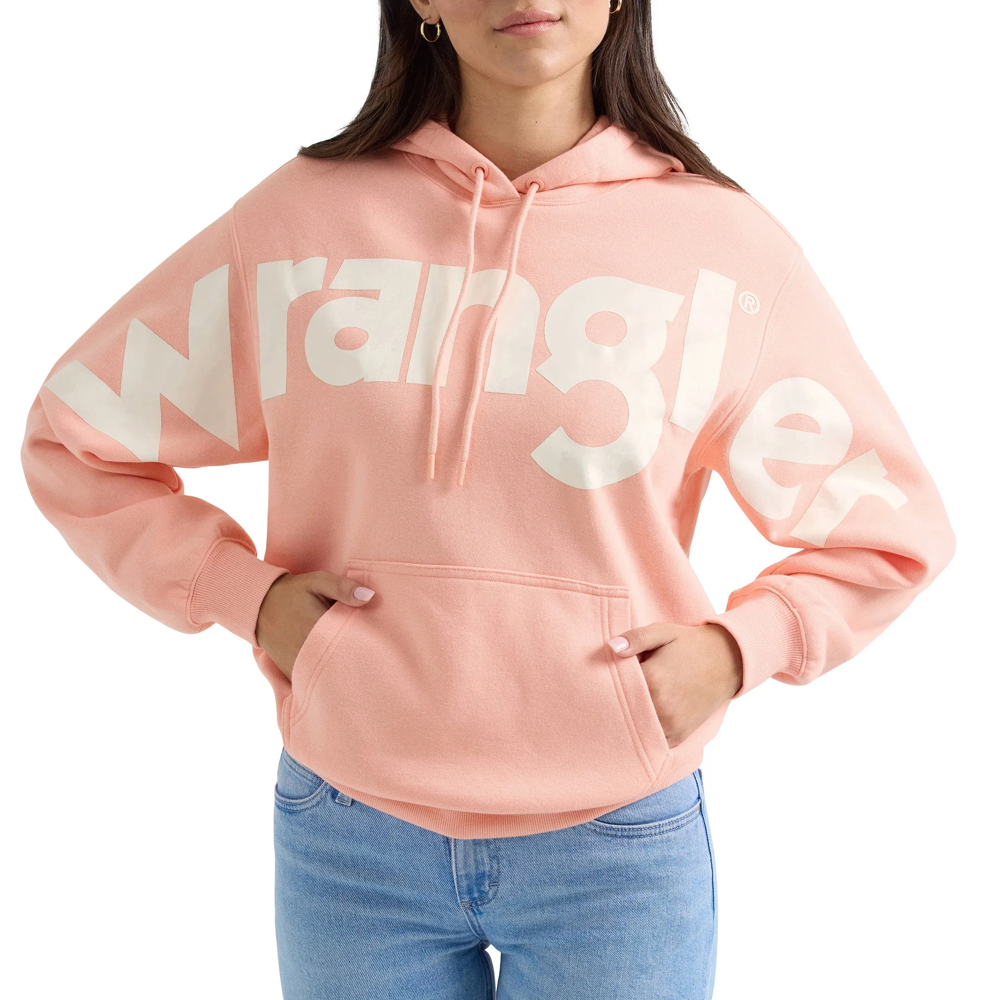 Wrangler Women's Light Pink Hoodie